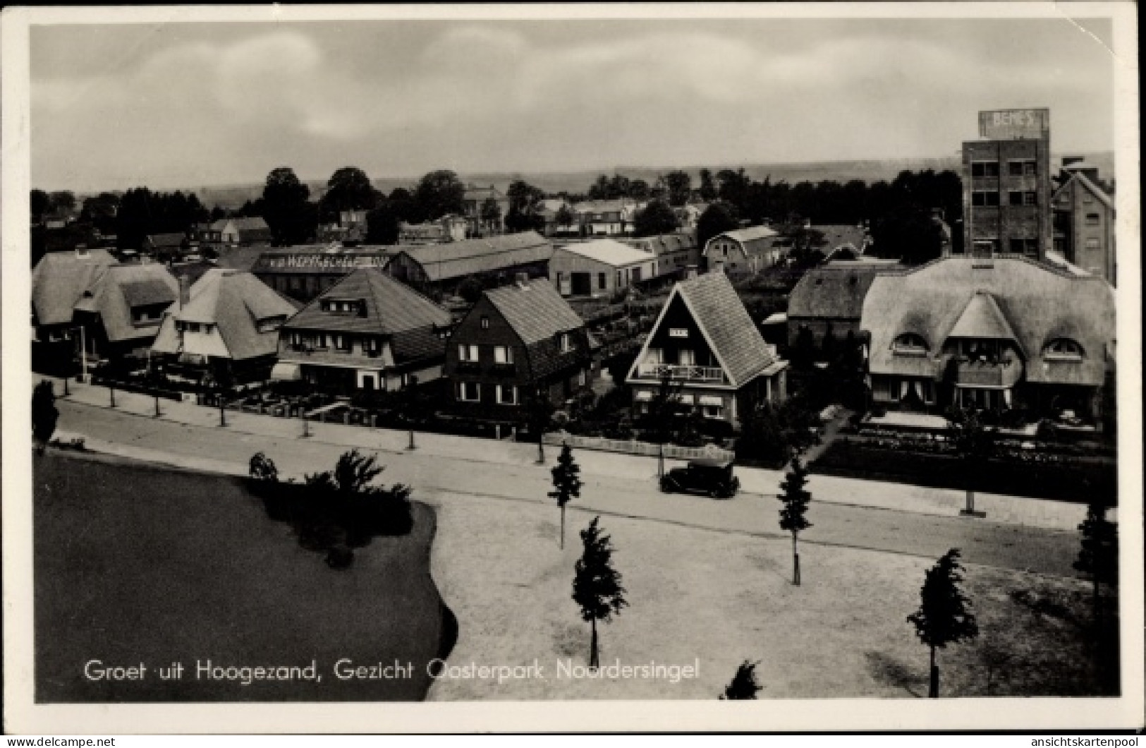 CPA Hoogezand Sappemeer Groningen, Oosterpark Noordersingel