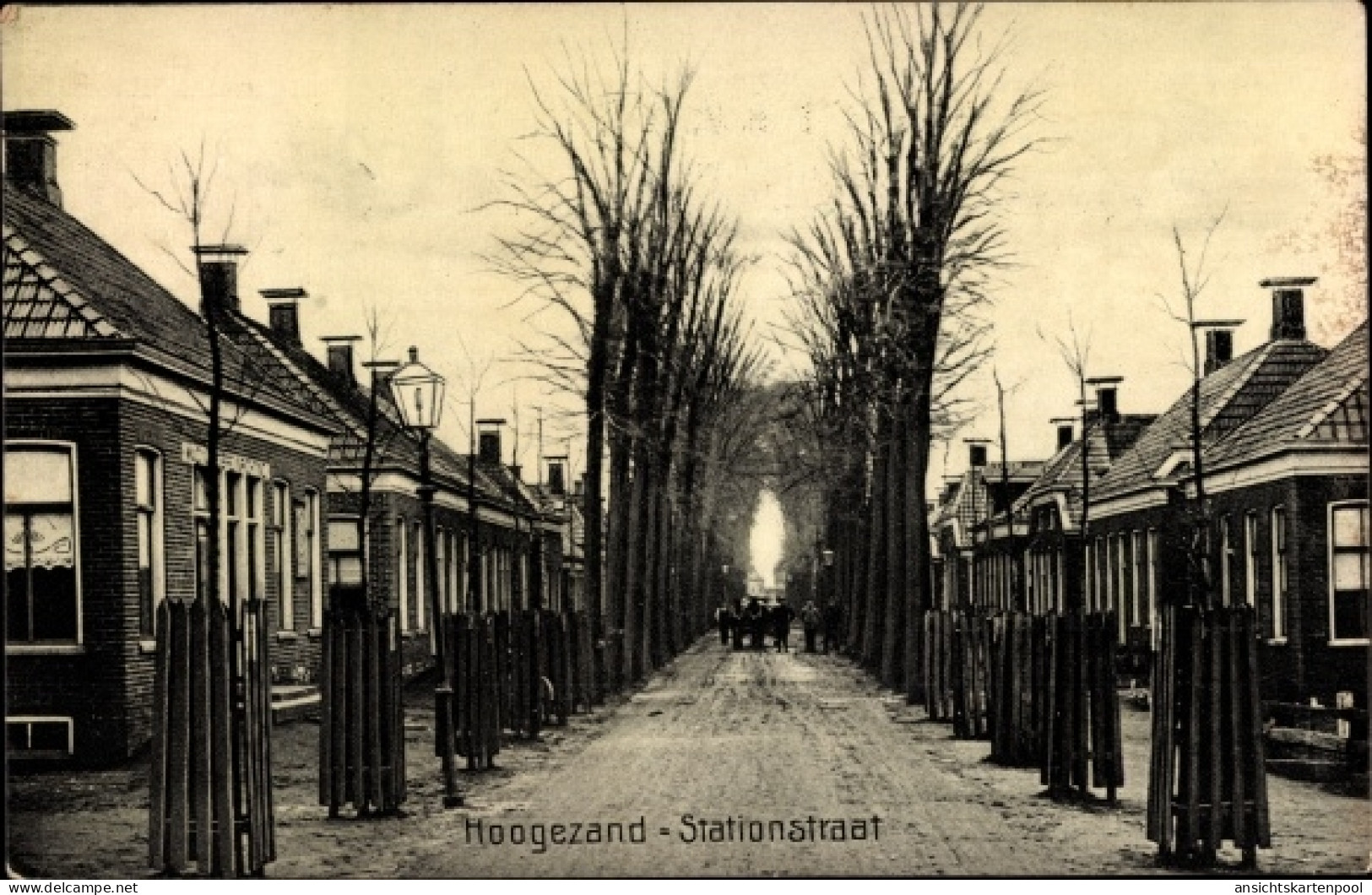 CPA Hoogezand Sappemeer Groningen, Stationstraat