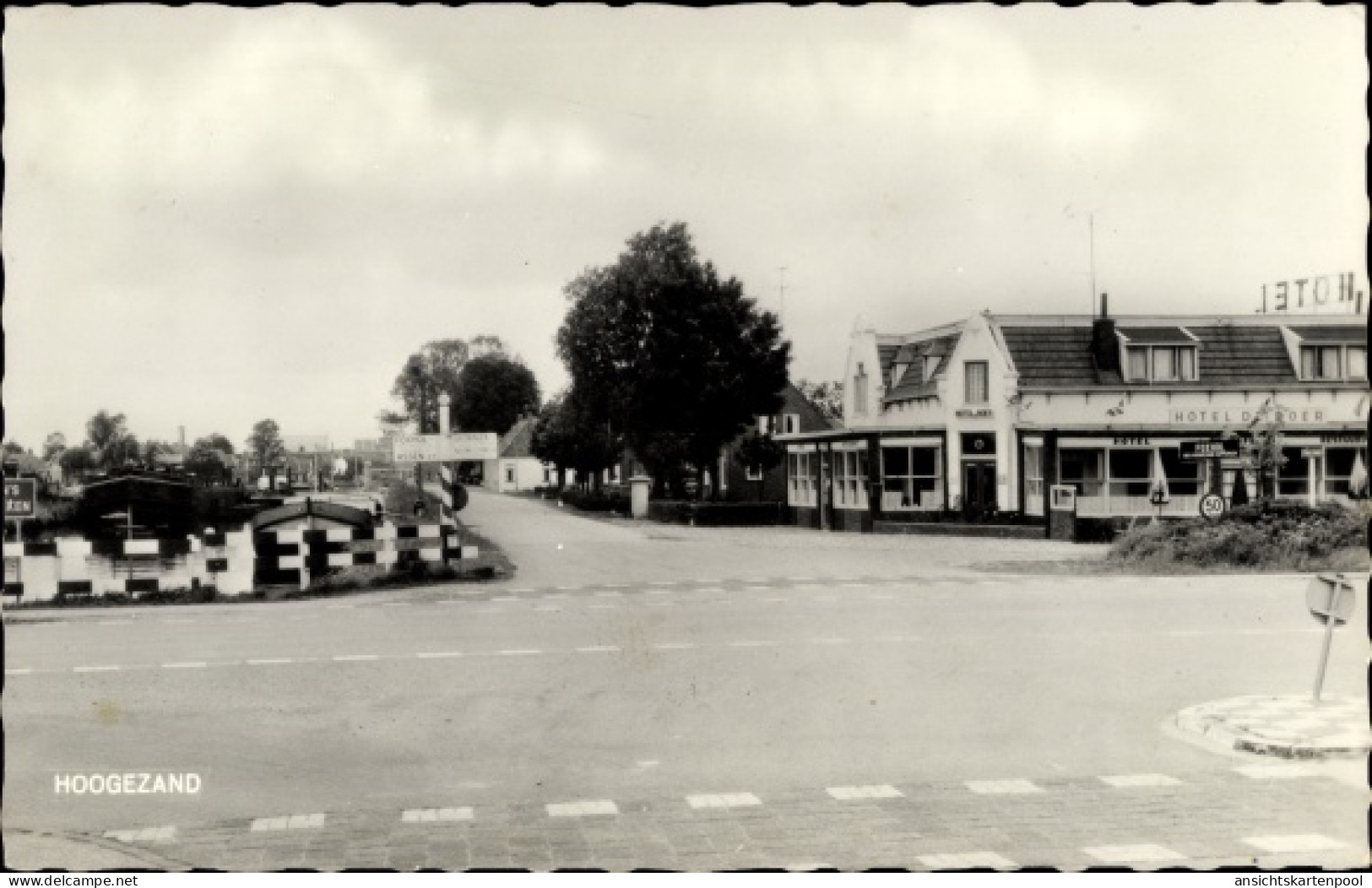 CPA Hoogezand Sappemeer Groningen, Straßenpartie, Hotel