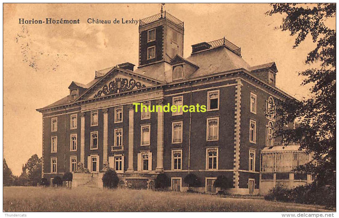 CPA  HORION HOZEMONT CHATEAU DE LEXHY
