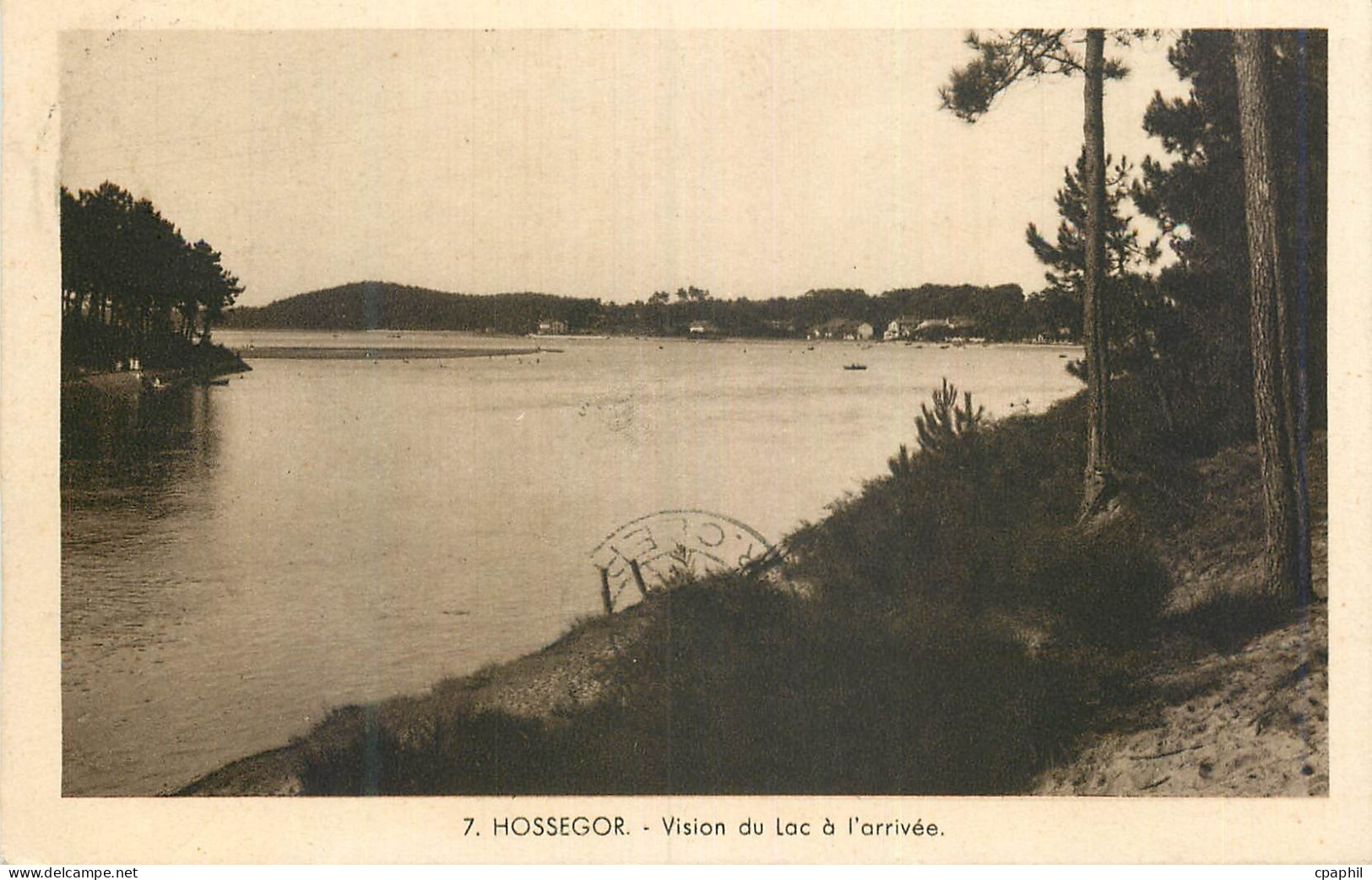 CPA Hossegor Vision du Lac a L'Arrivee