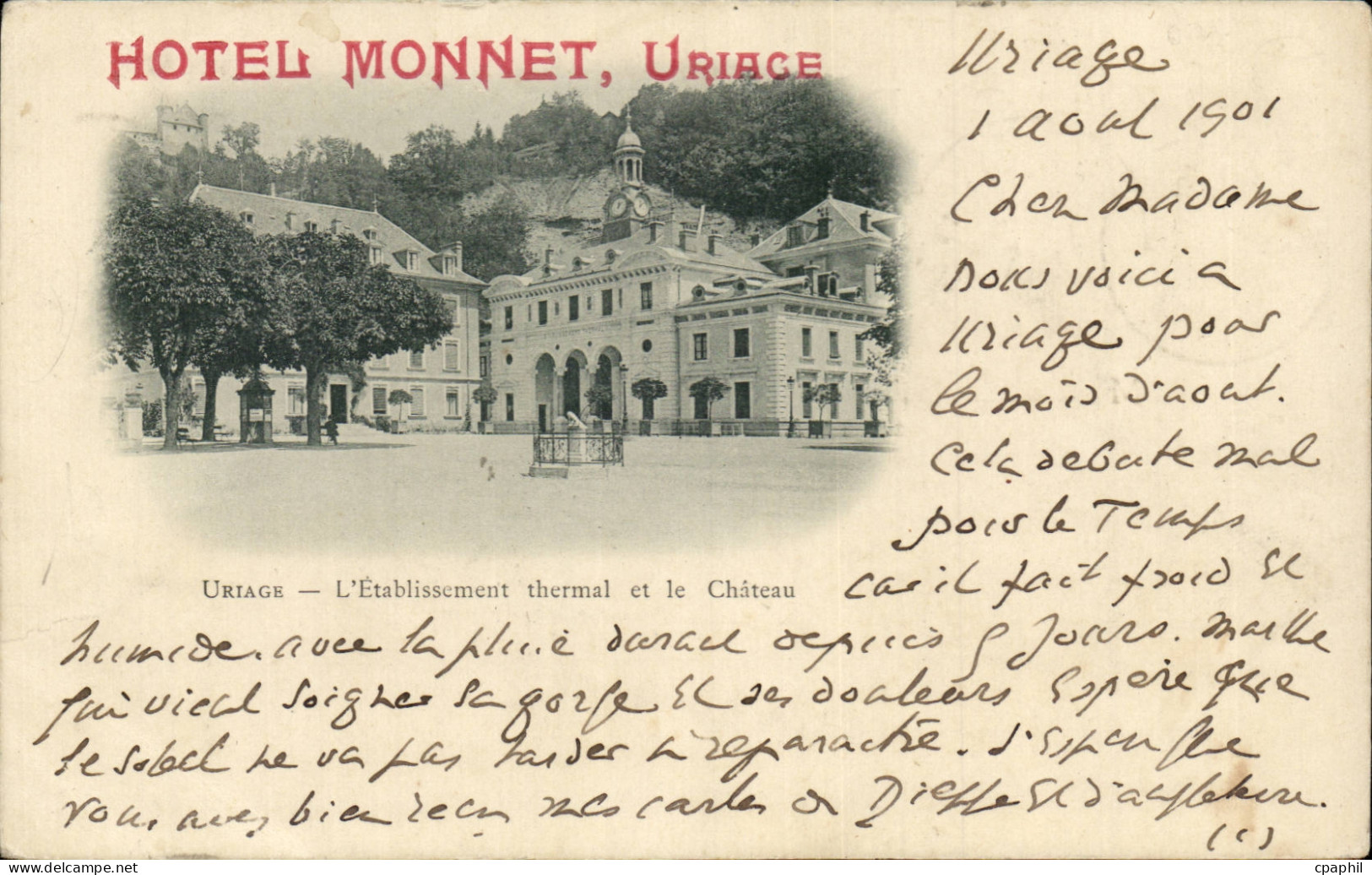 CPA Hotel Monnet Uriage