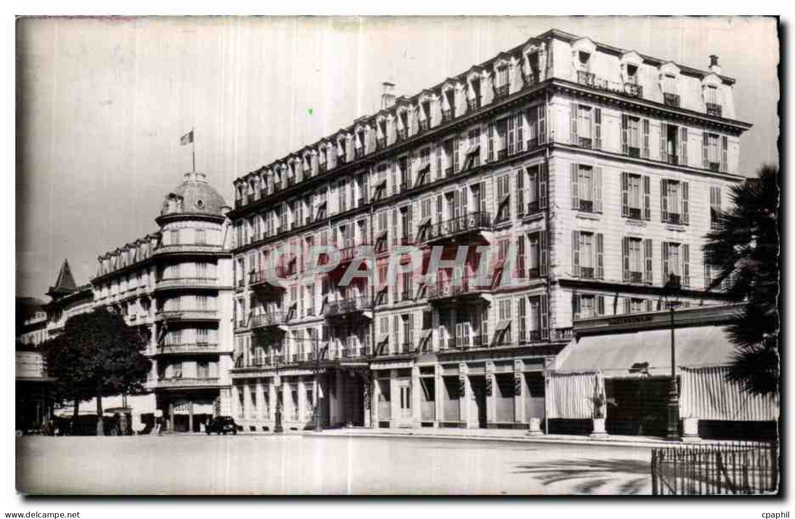 CPA Hotel Terminus Avenue Thiers (face Gare SNCF) Nice