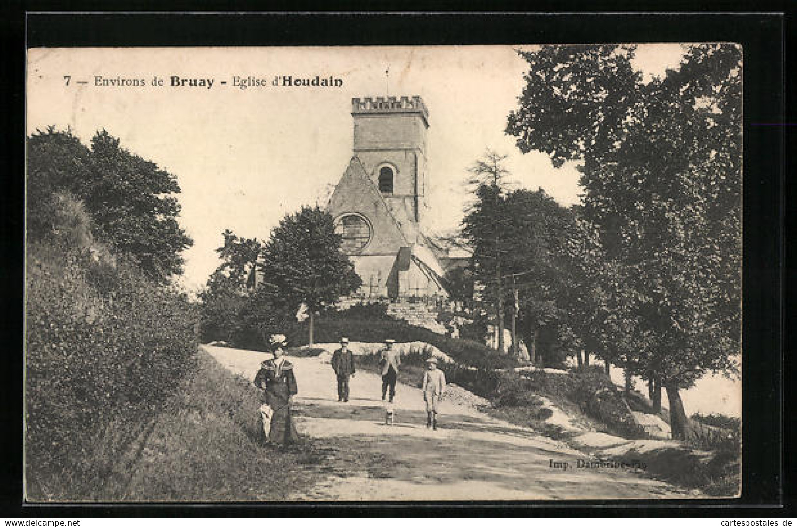 CPA Houdain, L`Eglise