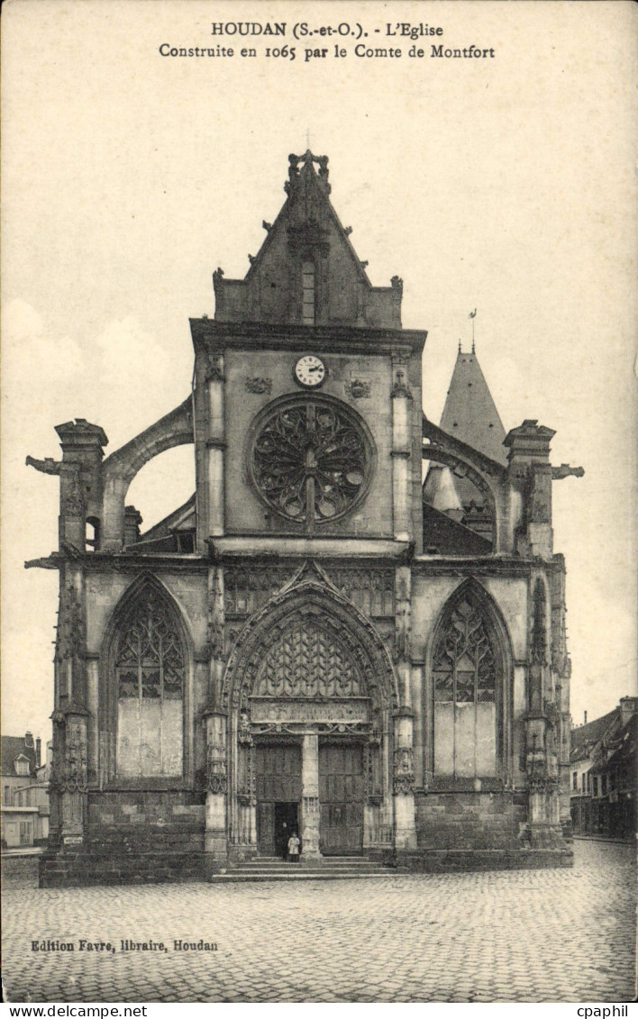 CPA Houdan L'Eglise