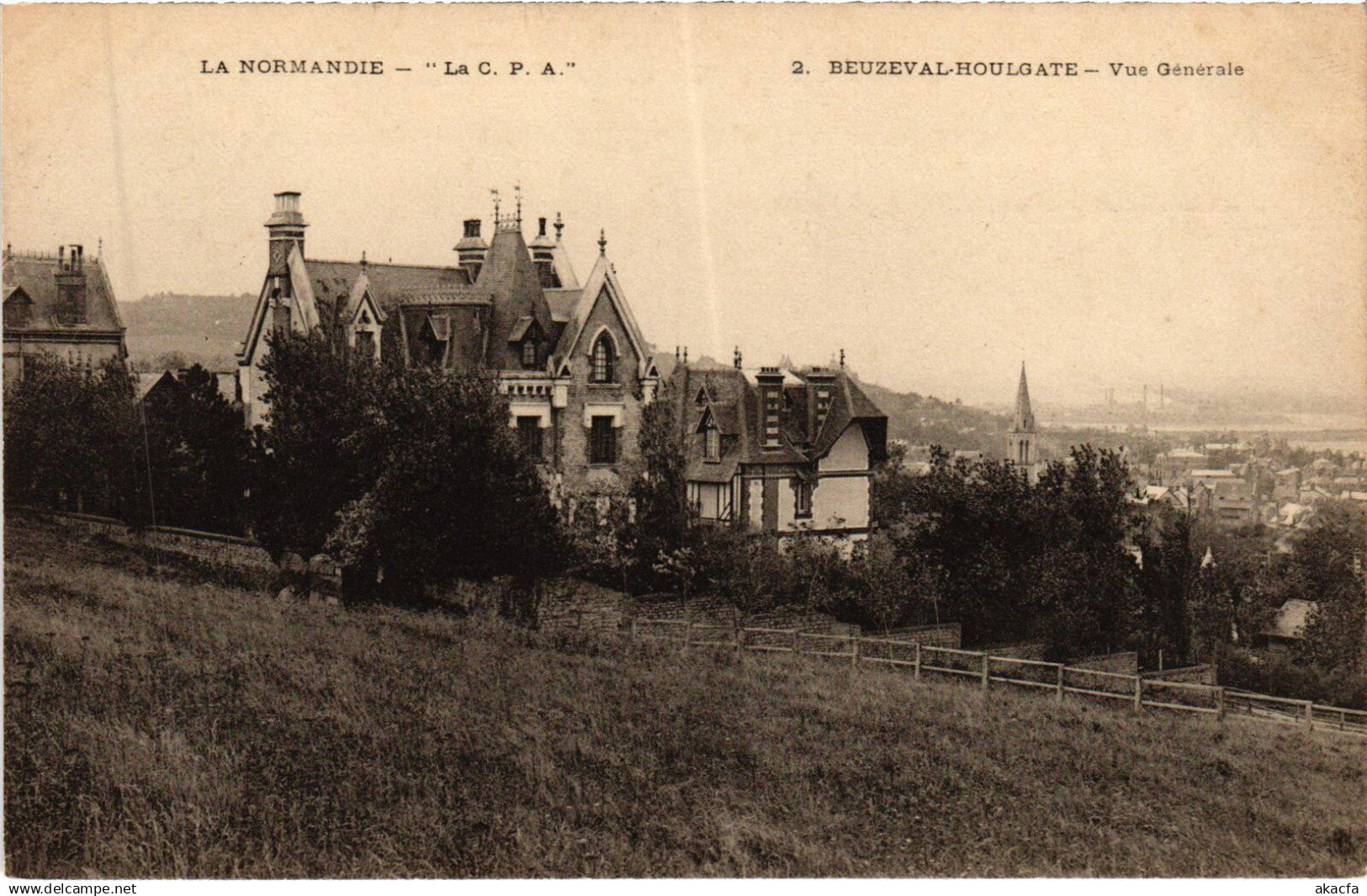 CPA HOULGATE BEUZEVAL-HOULGATE - Vue Generale (1257488)