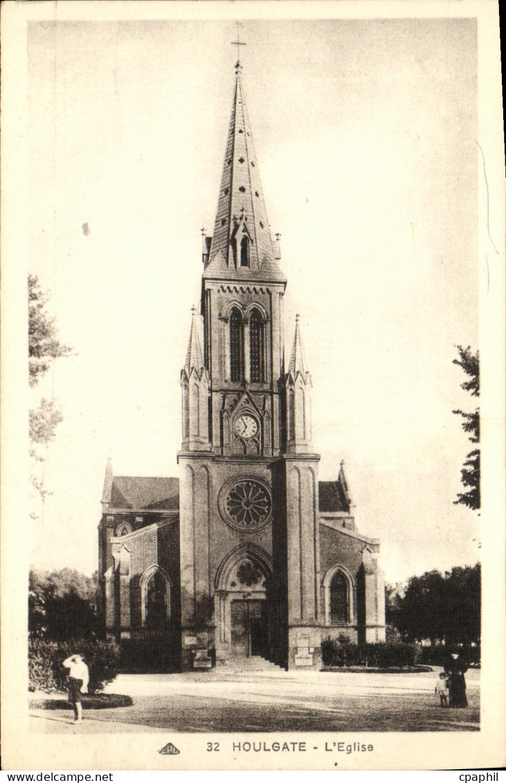CPA Houlgate L Eglise