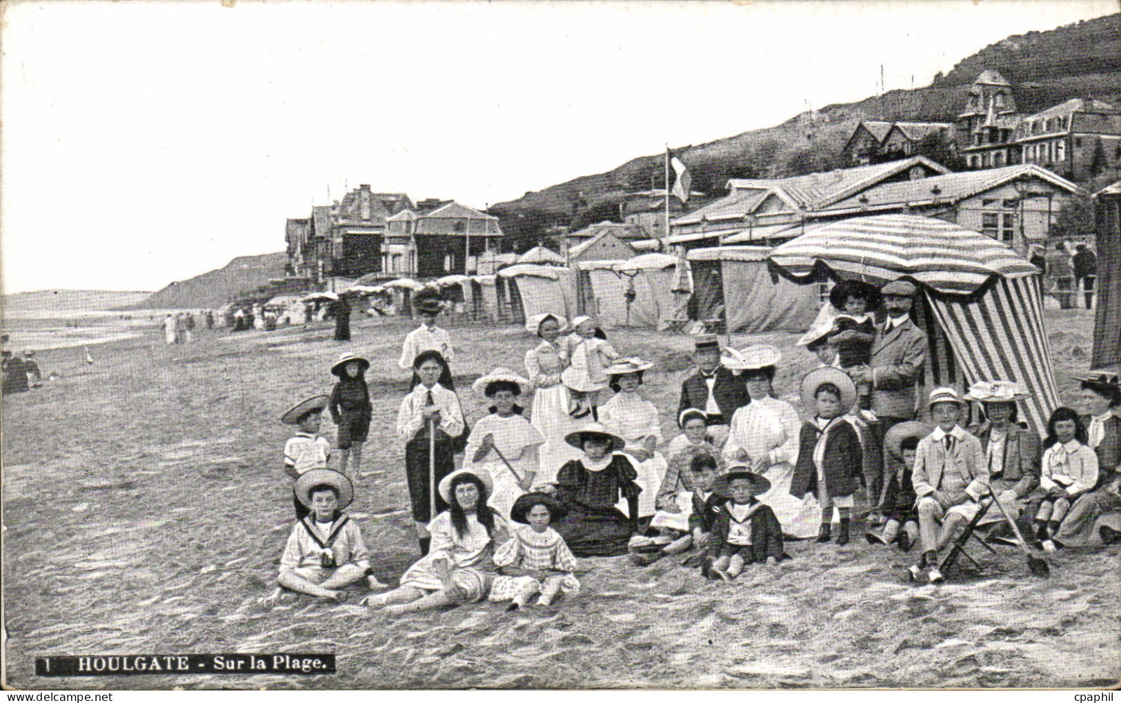 CPA Houlgate Sur la plage