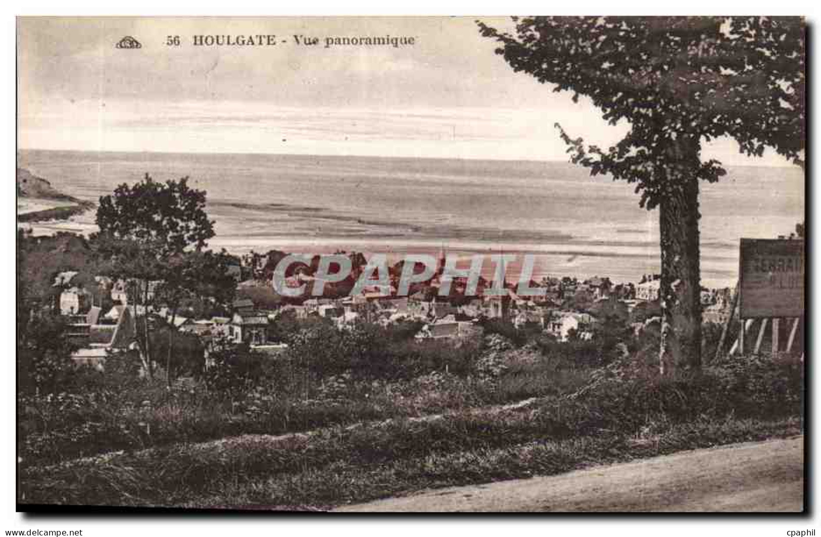 CPA Houlgate Vue panoramique