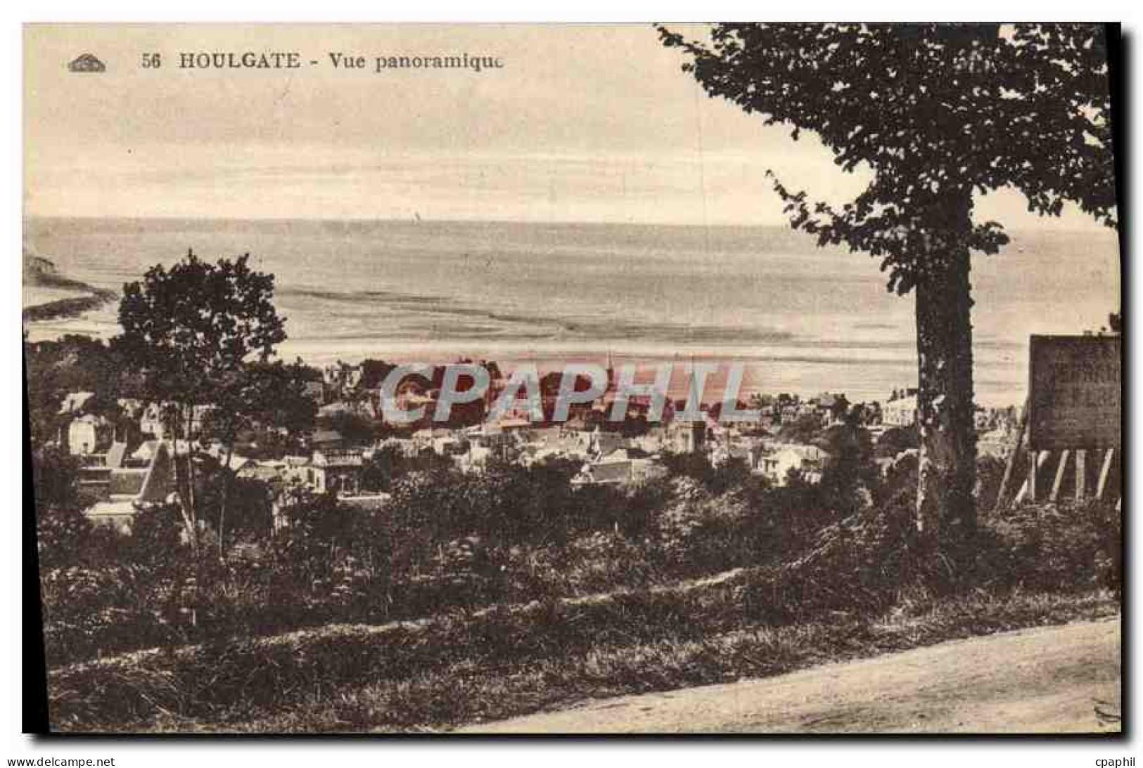 CPA Houlgate Vue panoramique