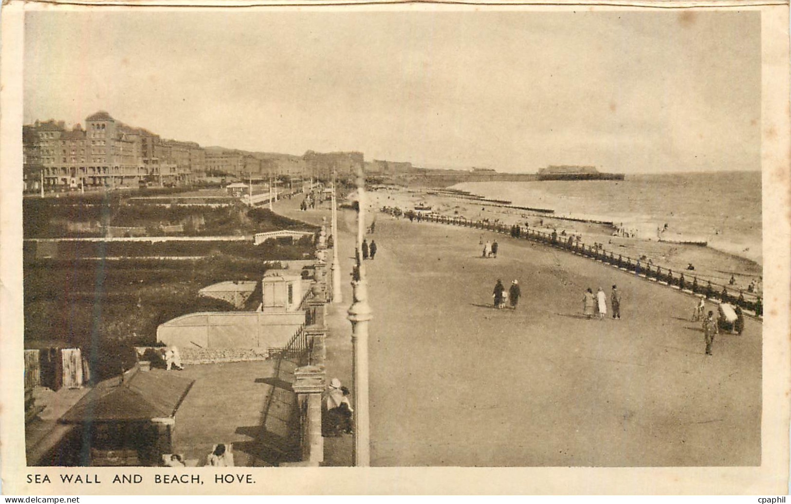 CPA Hove See Wall and Beach