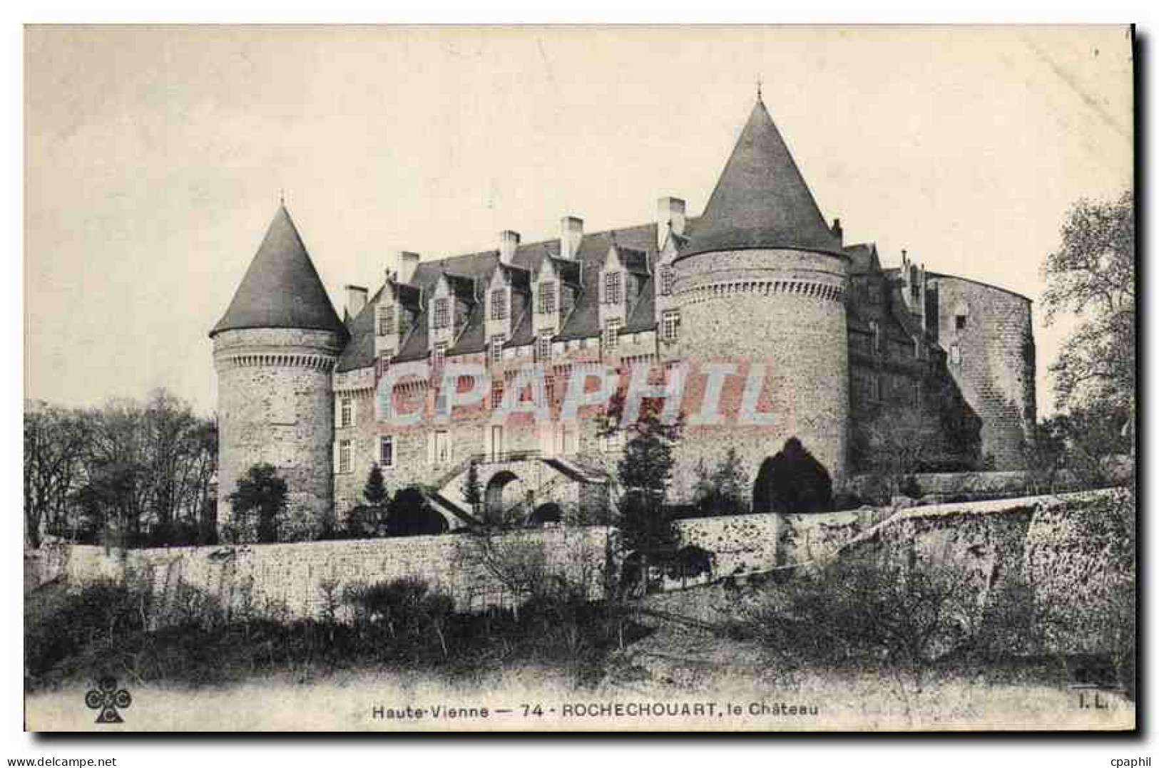 CPA Hte Vienne Rochechouart le Chateau