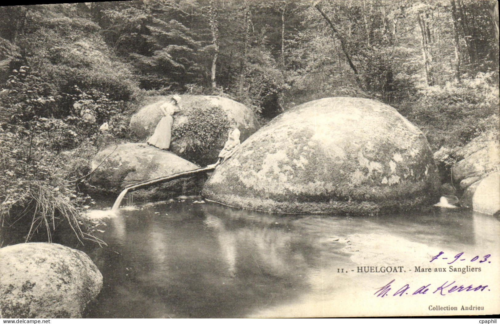 CPA Huelgoat Mare aux Sangliers