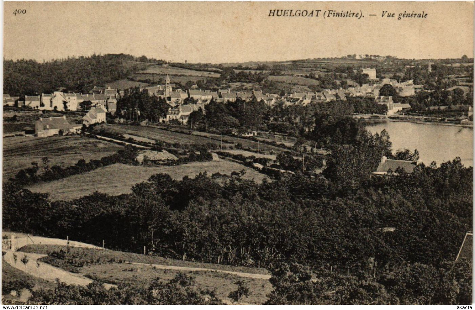 CPA HUELGOAT - Vue générale (457980)