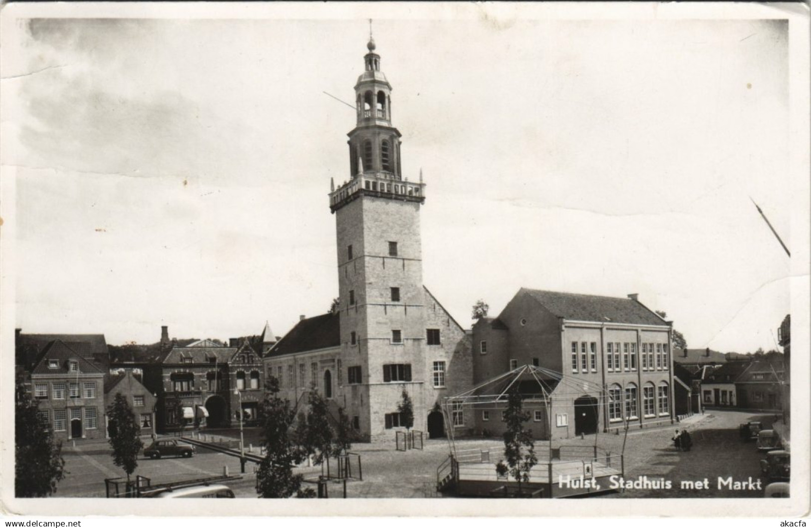 CPA Hulst Stadhuis met Markt NETHERLANDS (728868)