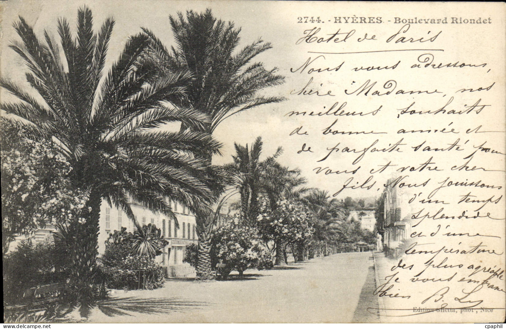 CPA Hyeres Boulevard Riondet