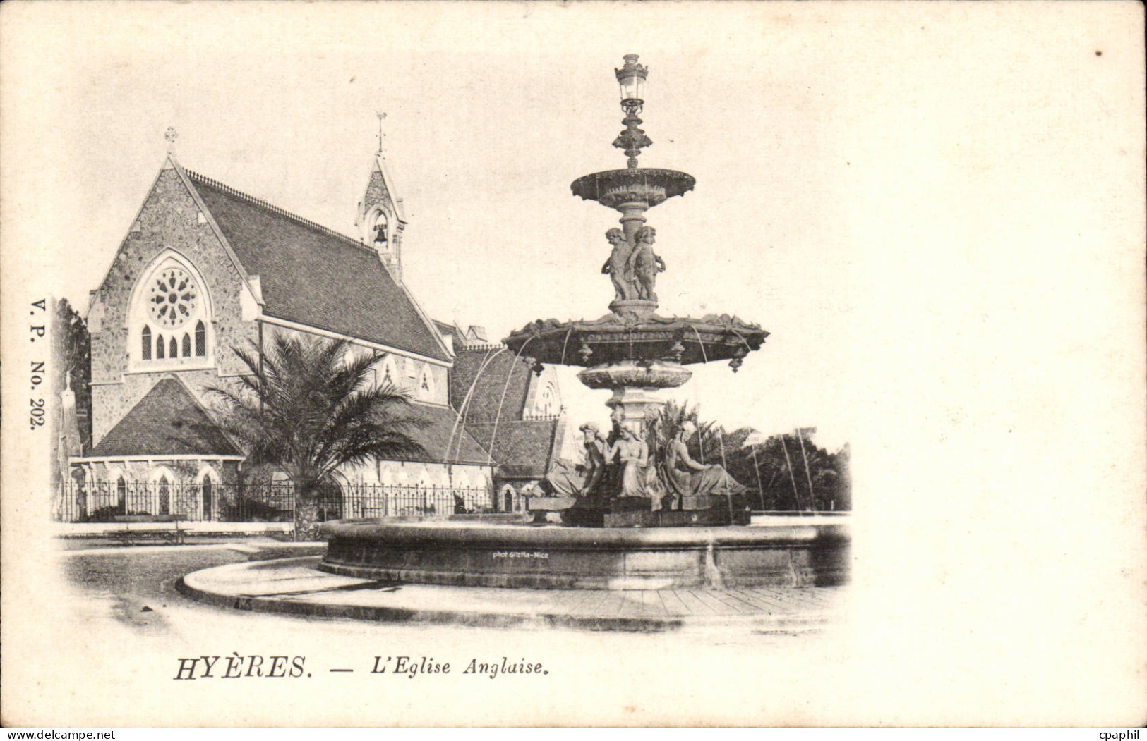 CPA Hyeres L'egise anglaise