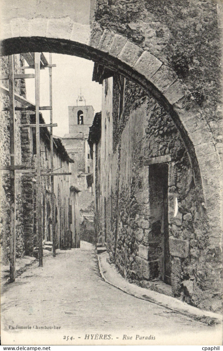 CPA Hyeres Rue Paradis