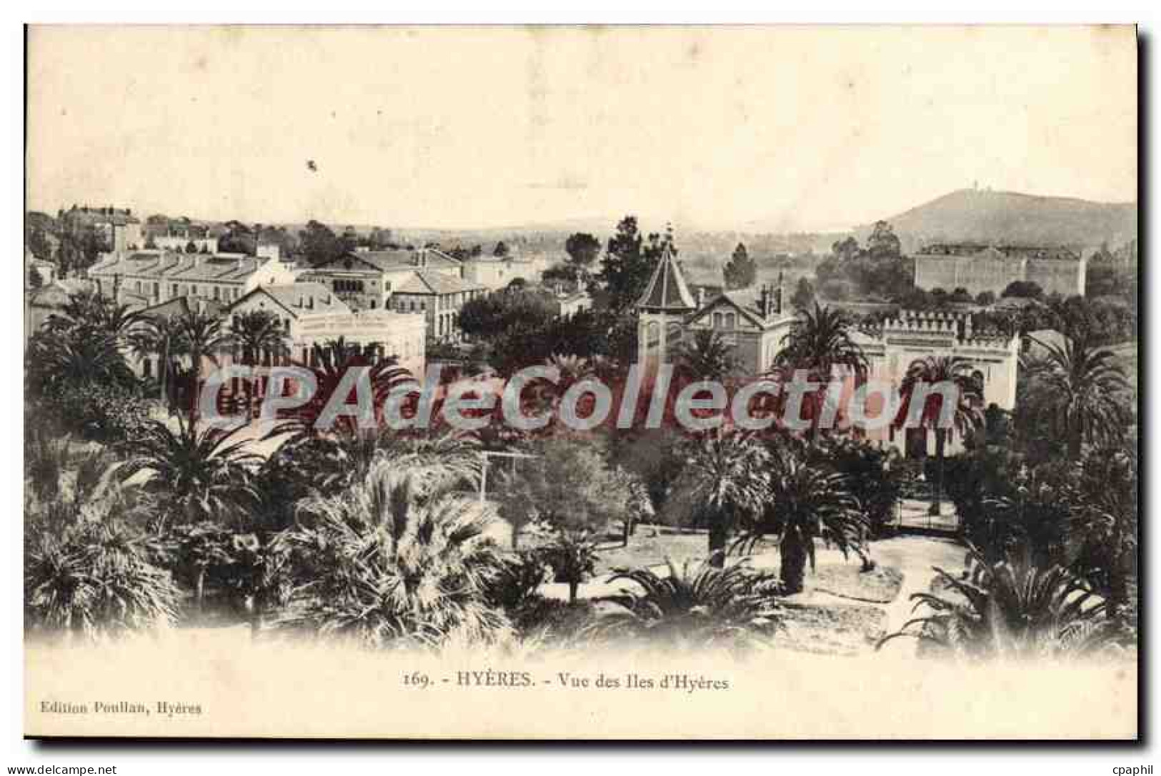 CPA Hyeres Vue des Iles d'Hyeres