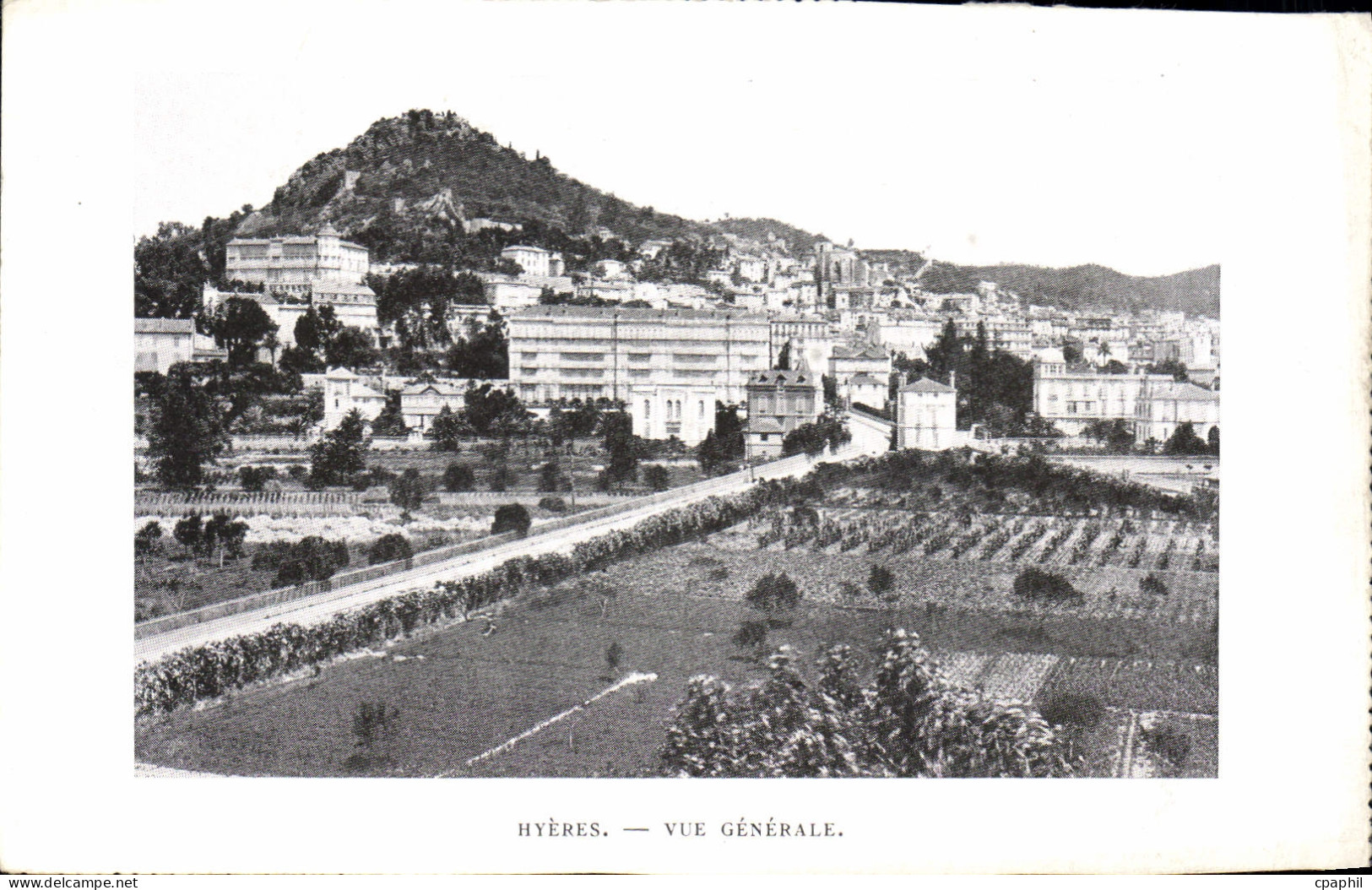 CPA Hyeres Vue Generale