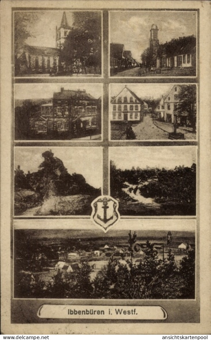 CPA Ibbenbüren in Westfalen, Ibbenbüren i. Westf., verschiedene Ansichten, Landschaft, Gebäude