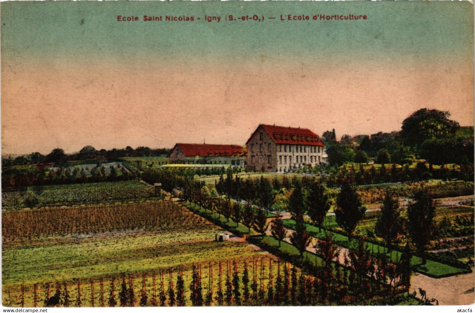 CPA Igny L'Ecole d'Horticulture FRANCE (1370993)