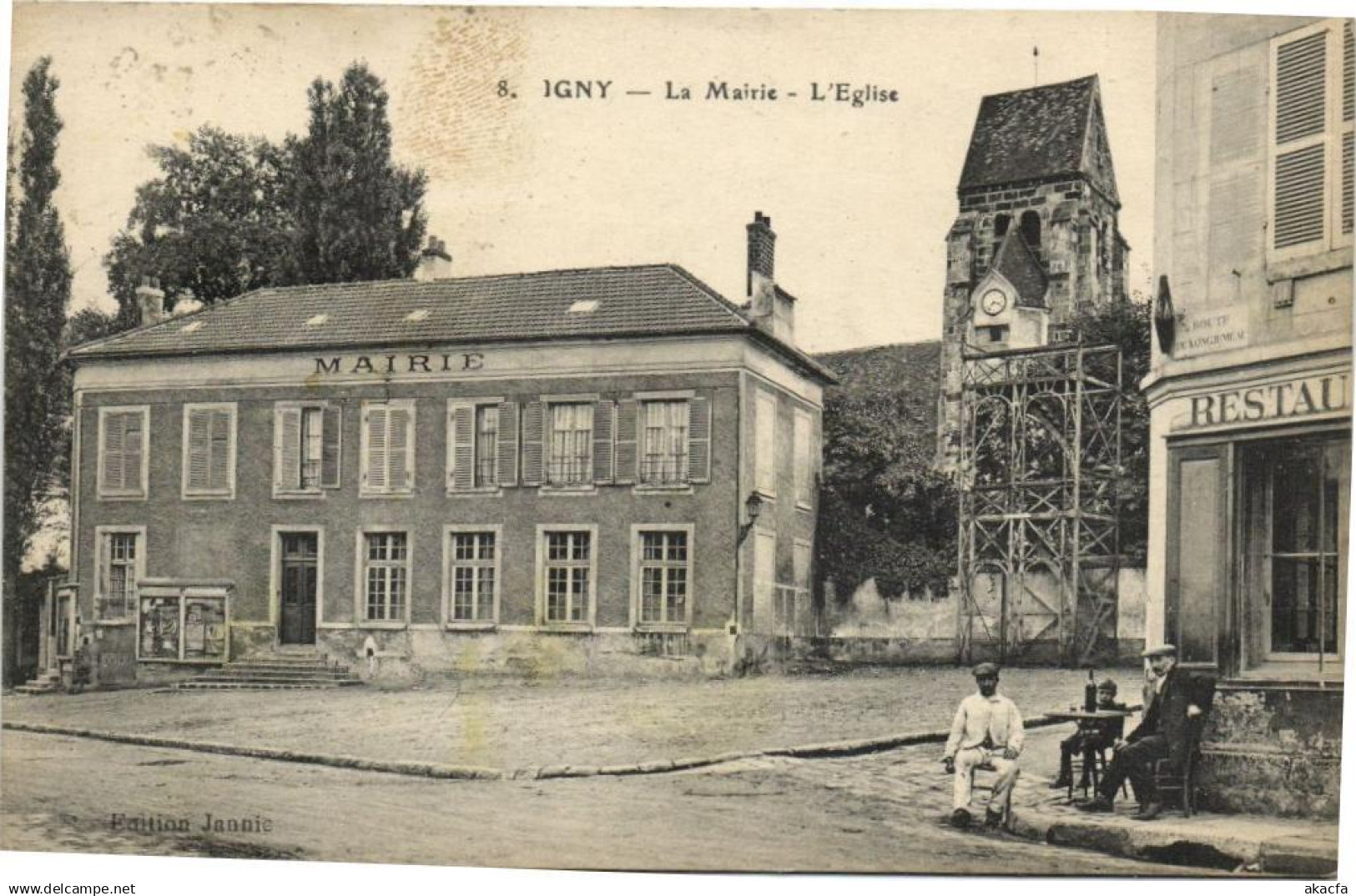 CPA IGNY-La Mairie-L'Eglise (180399)