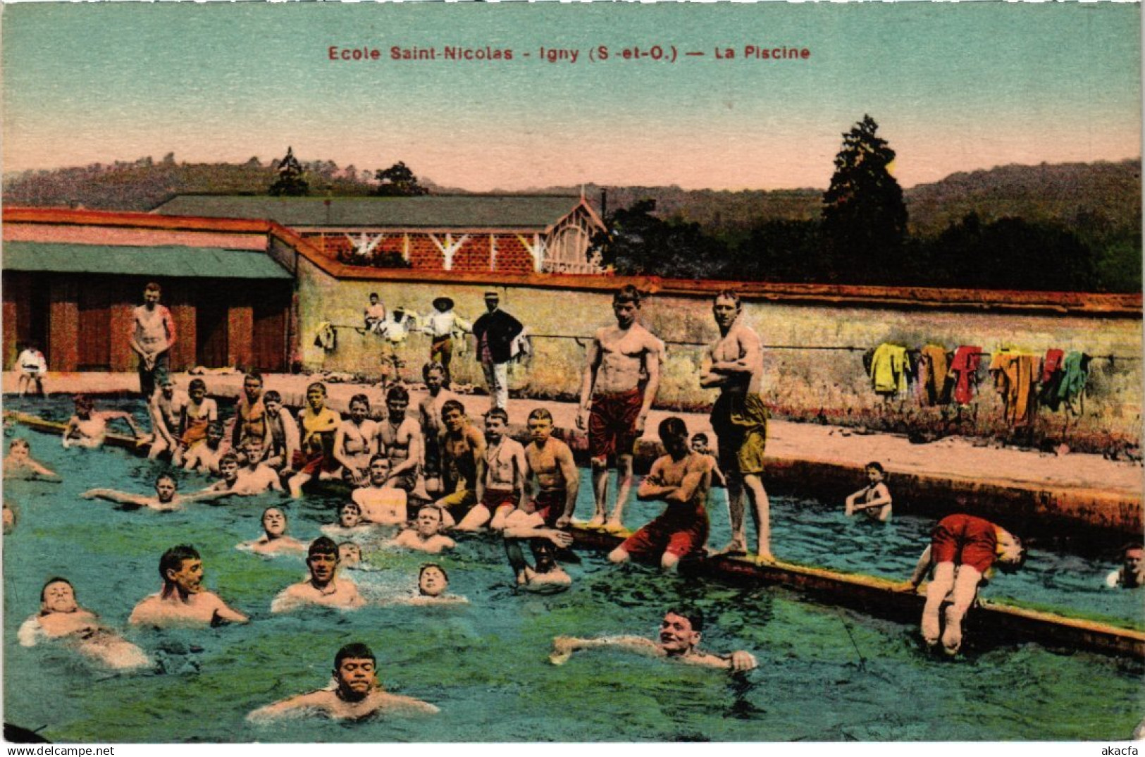 CPA Igny La Piscine FRANCE (1370992)