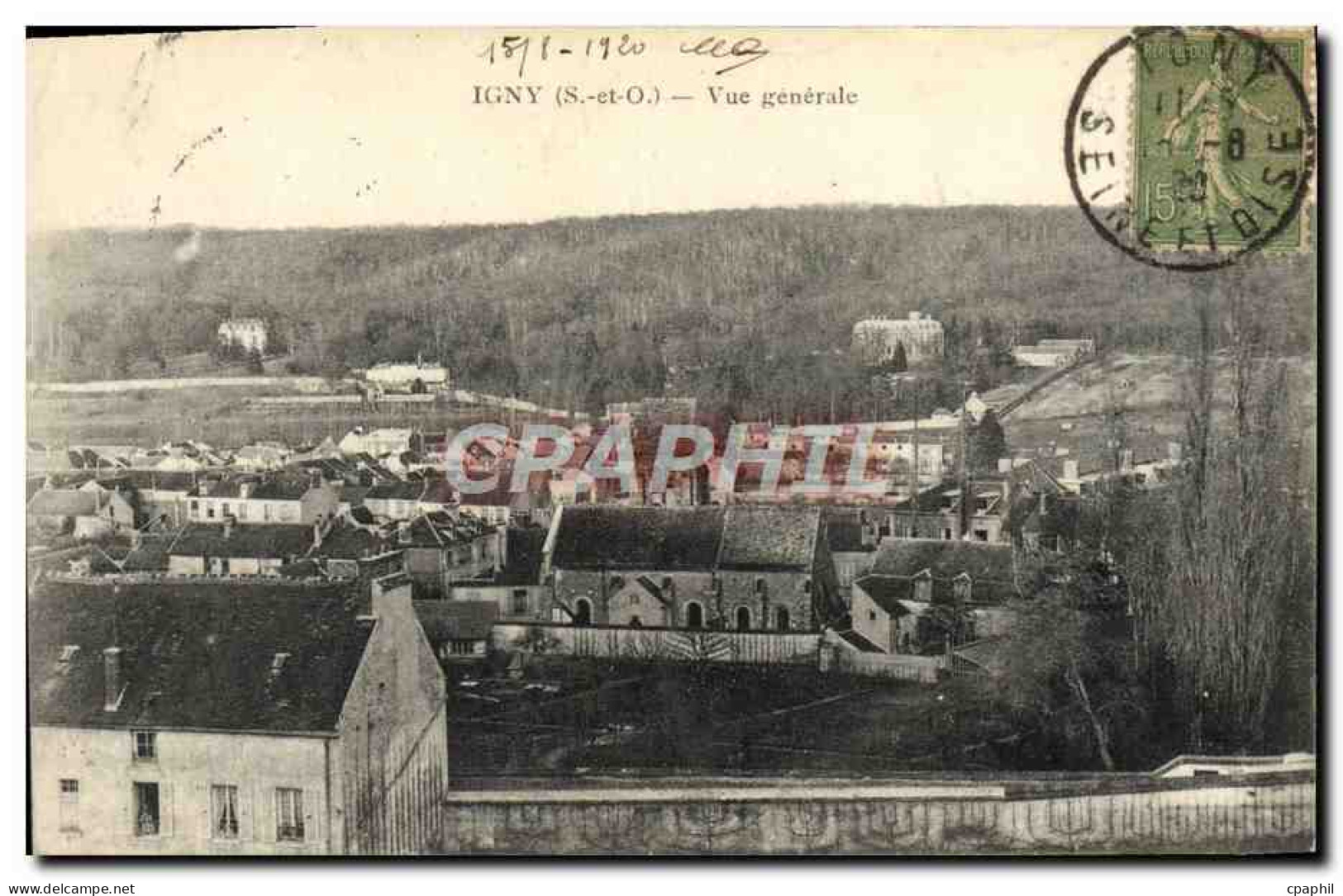 CPA Igny Vue Generale