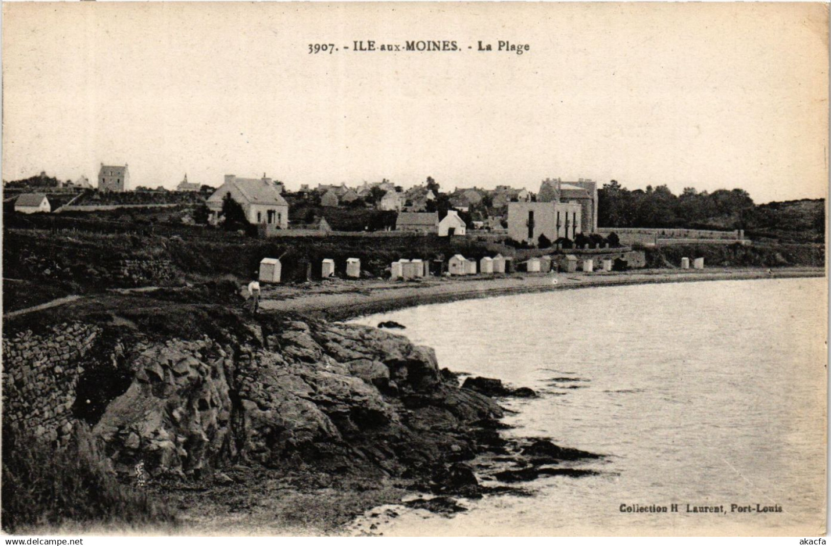 CPA ILE-aux-MOINES - La Plage (368988)