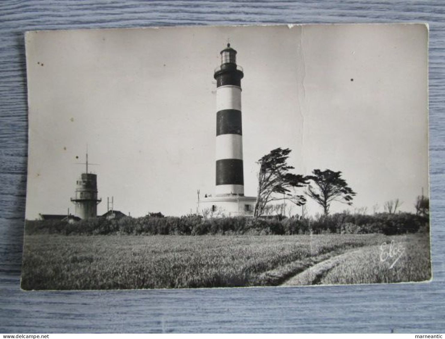 Cpa ile d'Oléron (17) phare de Chassiron