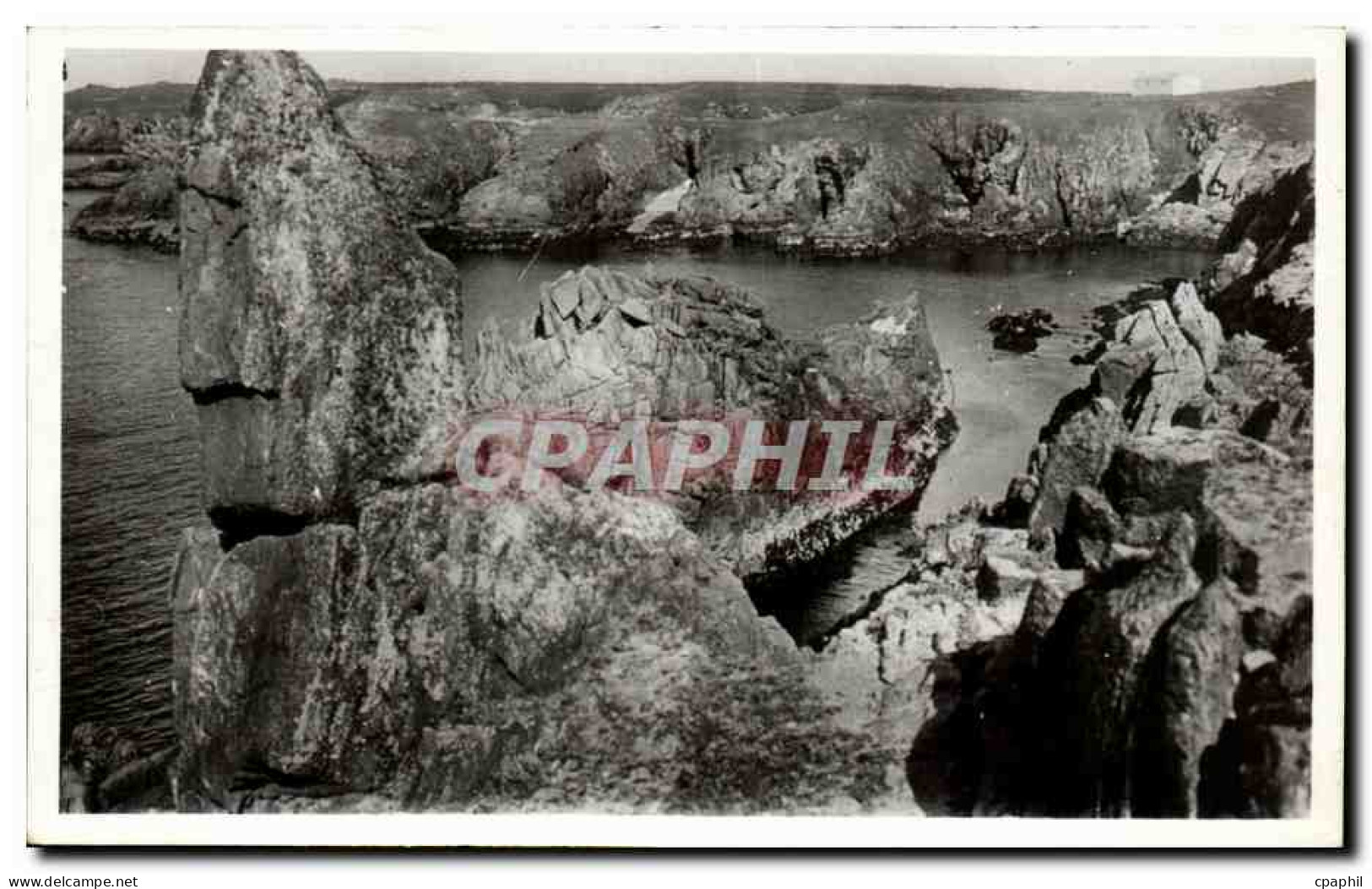 CPA Ile d'Yeu Rochers du ker Daniau
