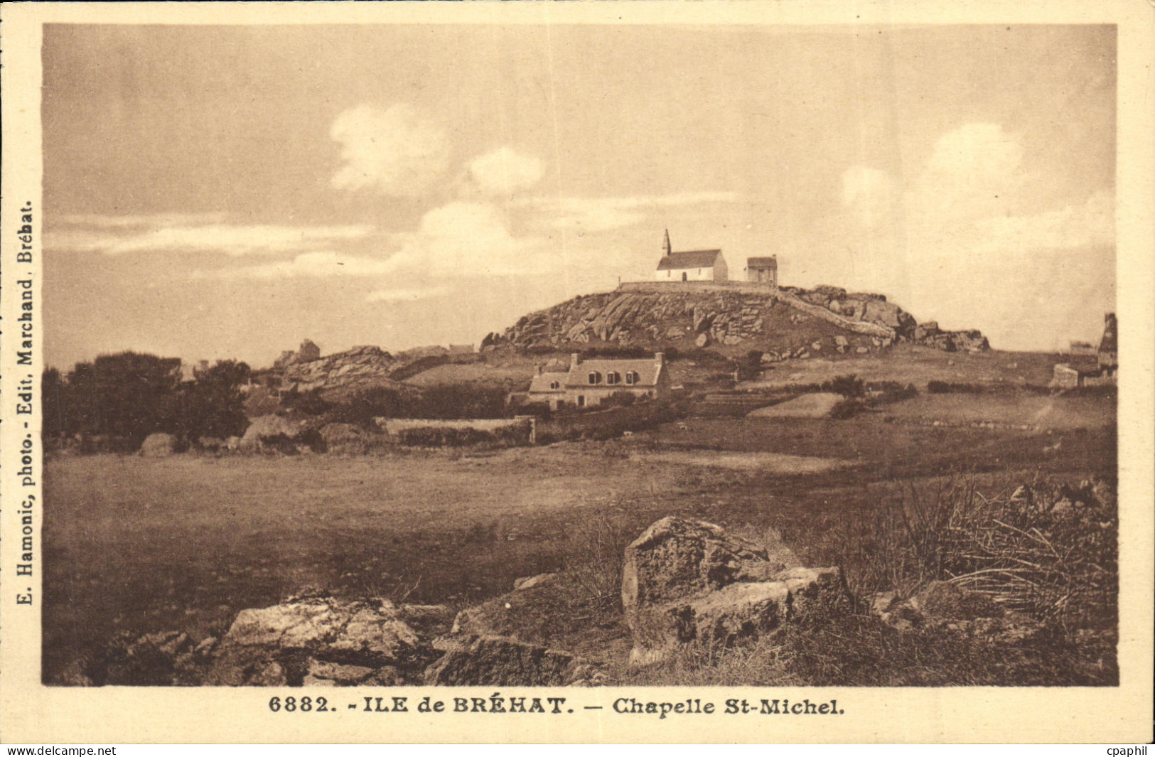 CPA Ile de Brehat Chapelle St Michel