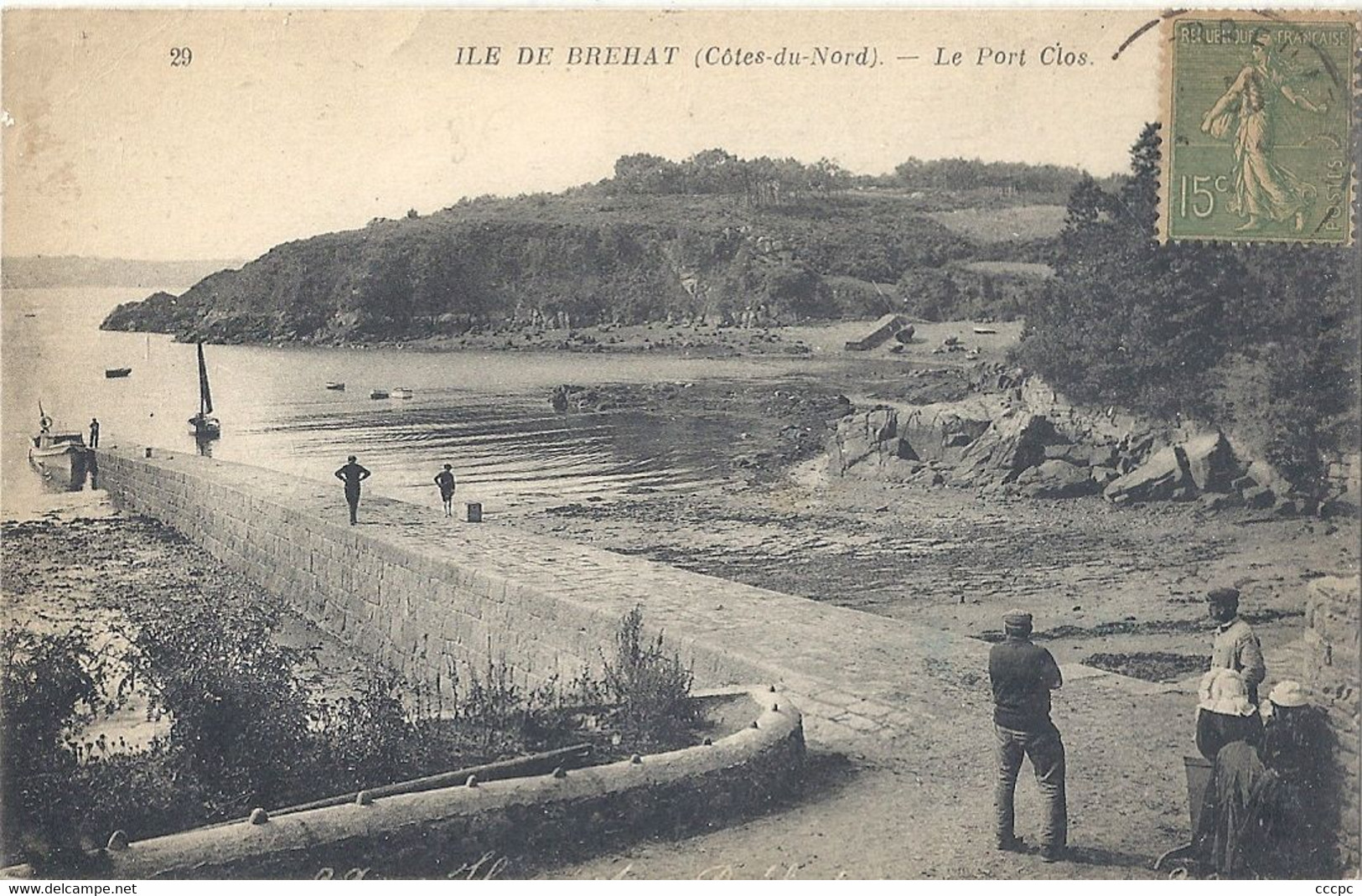 CPA Ile de Bréhat le Port-Clos