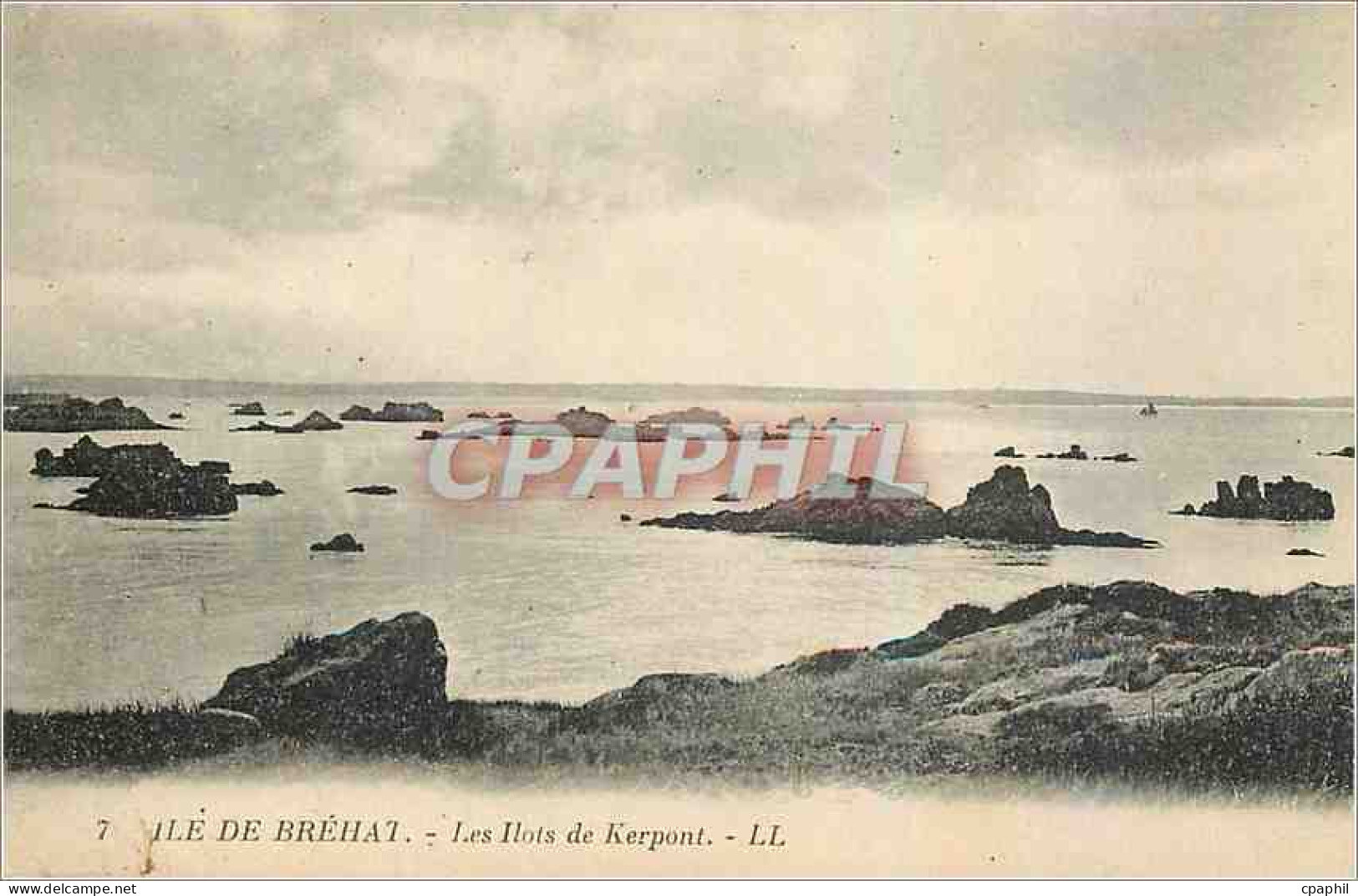 CPA Ile de Brehat Les Ilots de Kerpont