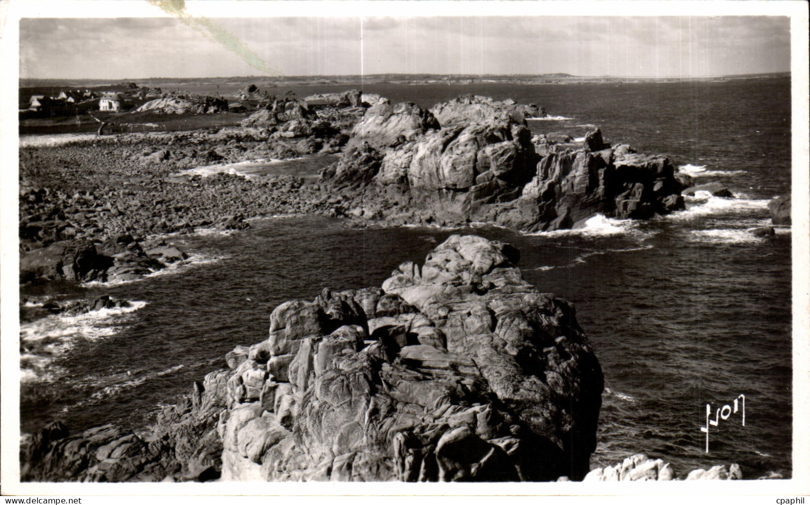 CPA Ile de Brehat Rochers de la Vierge