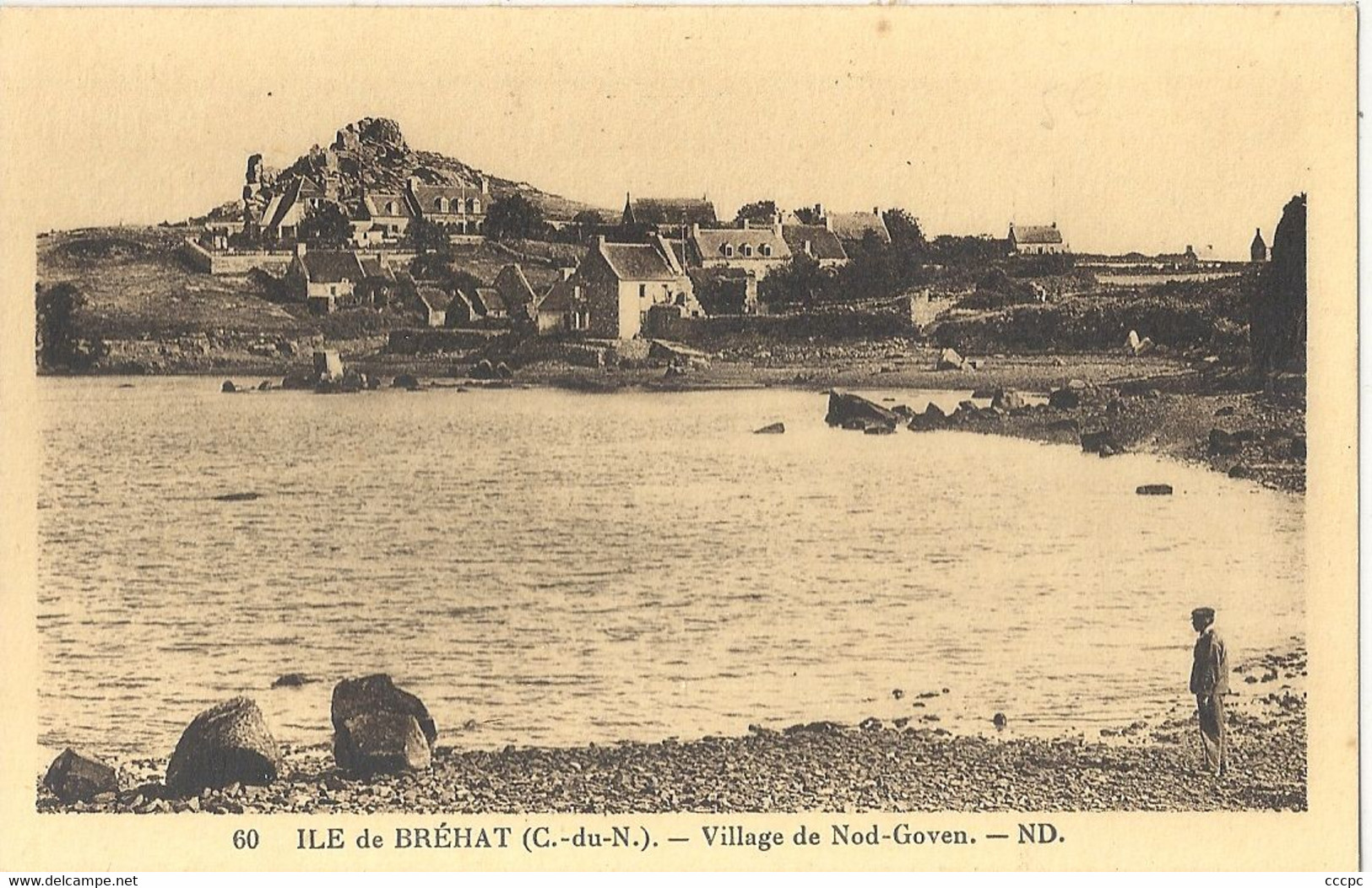 CPA Ile de Bréhat Village de Nod-Goven