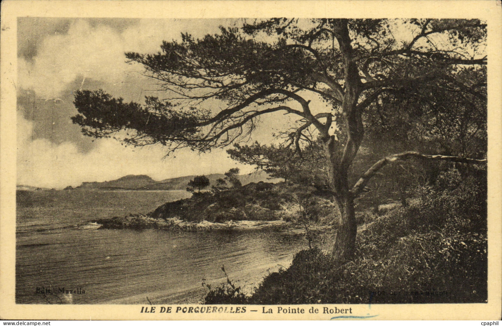 CPA Ile de Porquerolles La pointe du robert