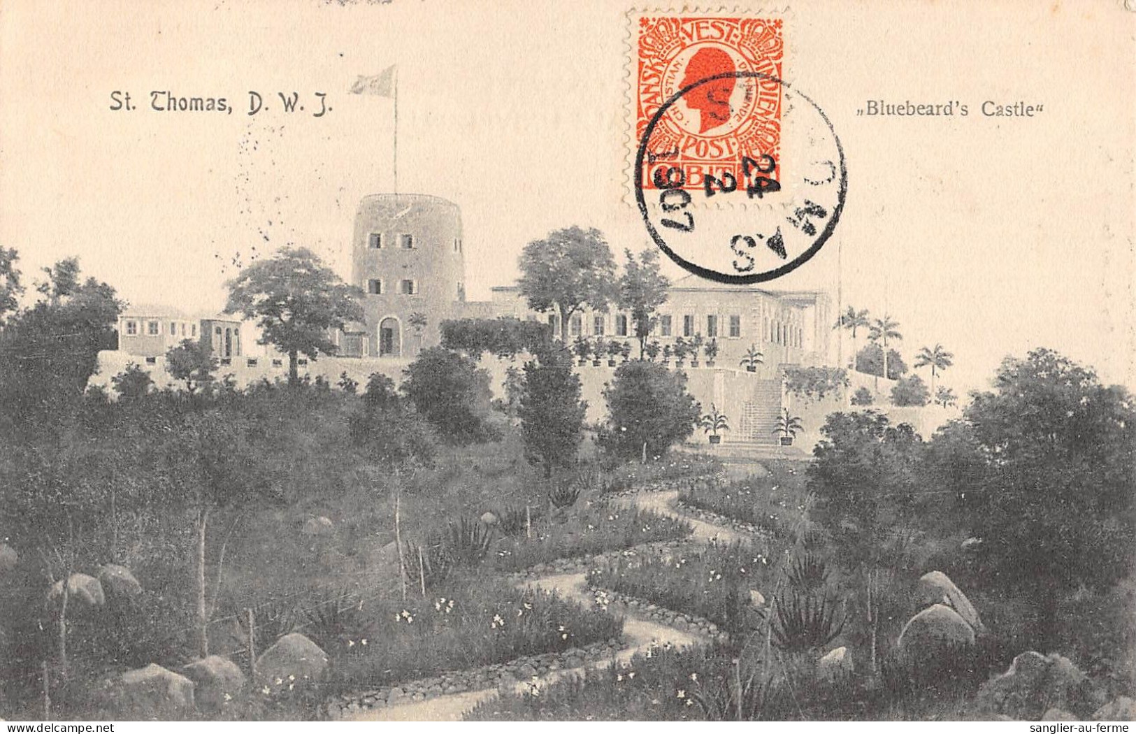CPA ILES VIERGES / BLUEBEARD'S CASTLE / St THOMAS / ANTILLES