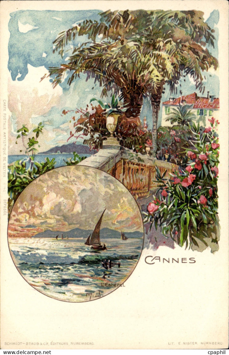 CPA Illustrateur Cannes
