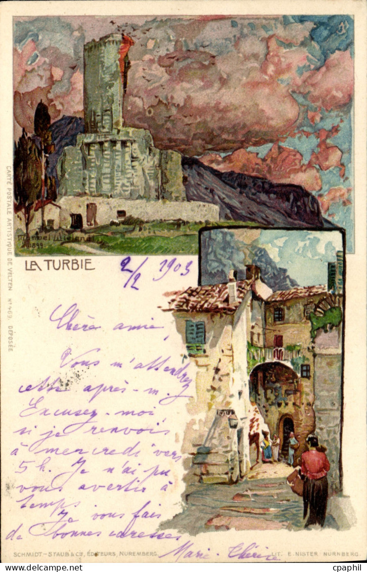 CPA Illustrateur La Turbie