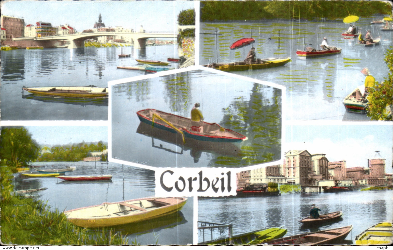CPA Images de France Corbeil Essonnes Les bords de la Seine