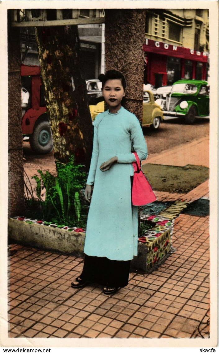 CPA INDOCHINA Saigon Jeune fille du Vietnam VIETNAM (956527)
