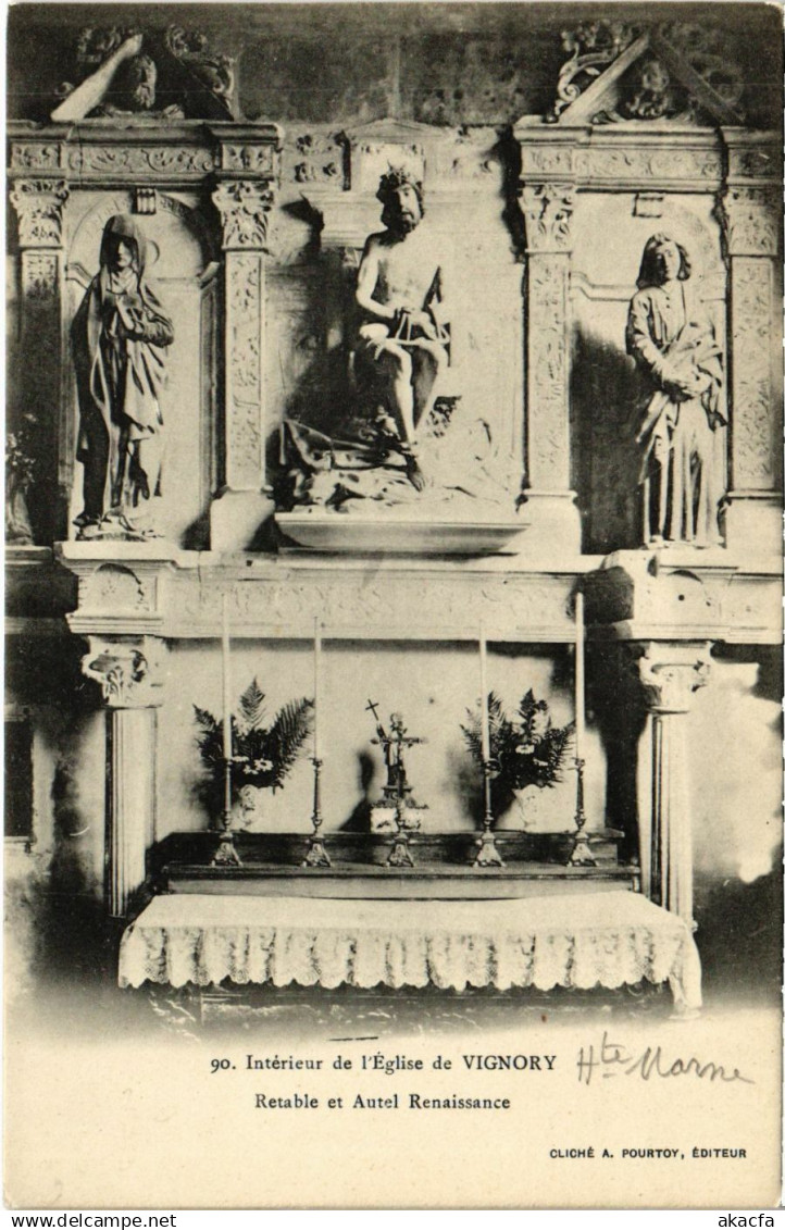 CPA Interieur de l'église de VIGNORY (995494)