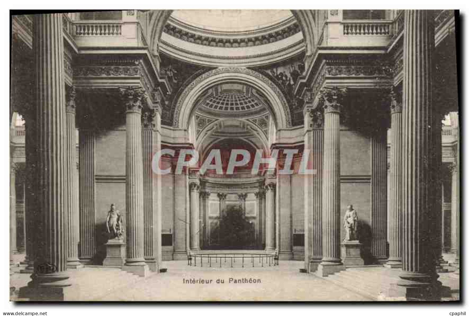 CPA Interieur de Pantheon