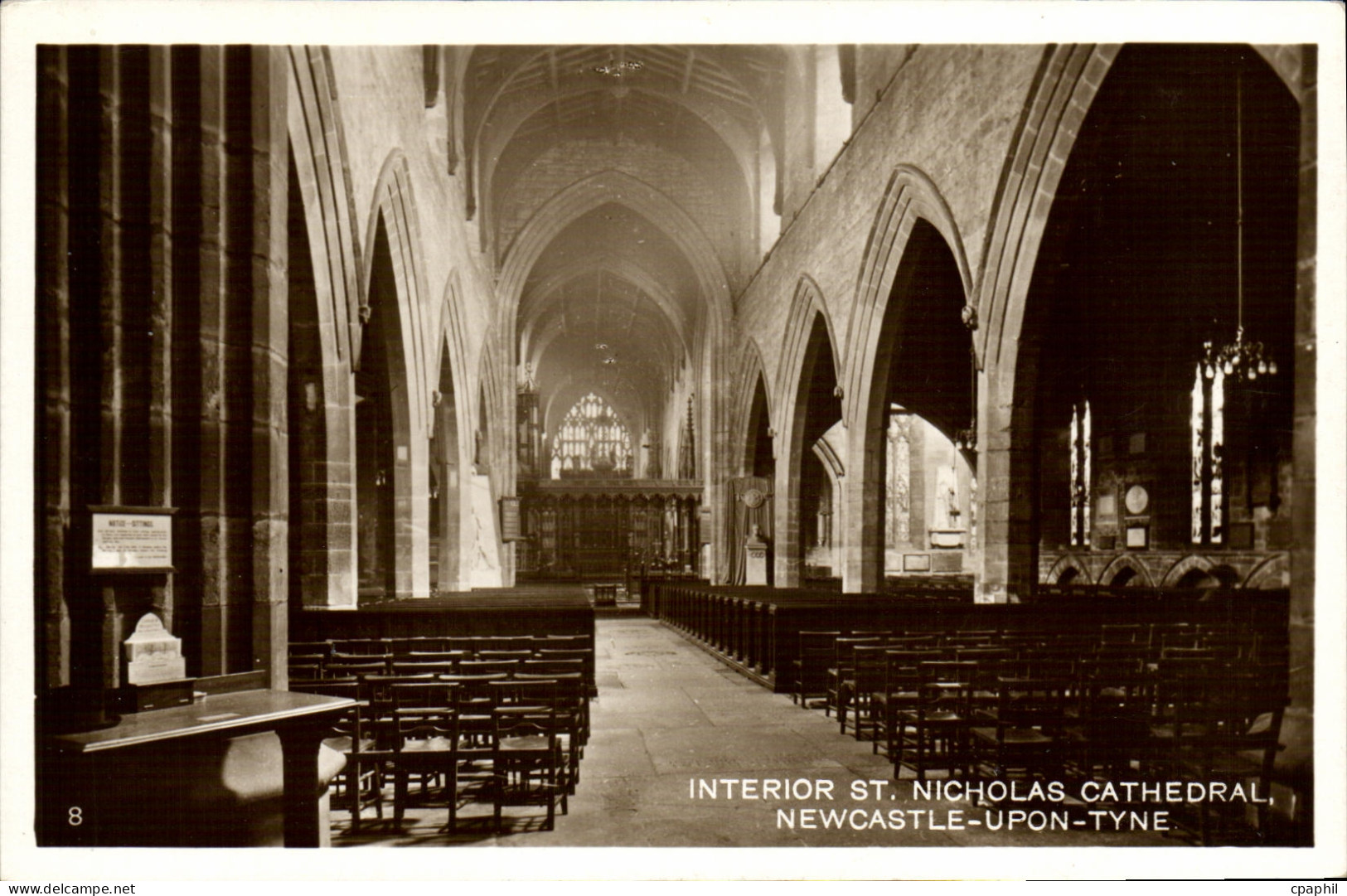 CPA Interior St Nicholas Cathderal Newcastle Upon Tyne