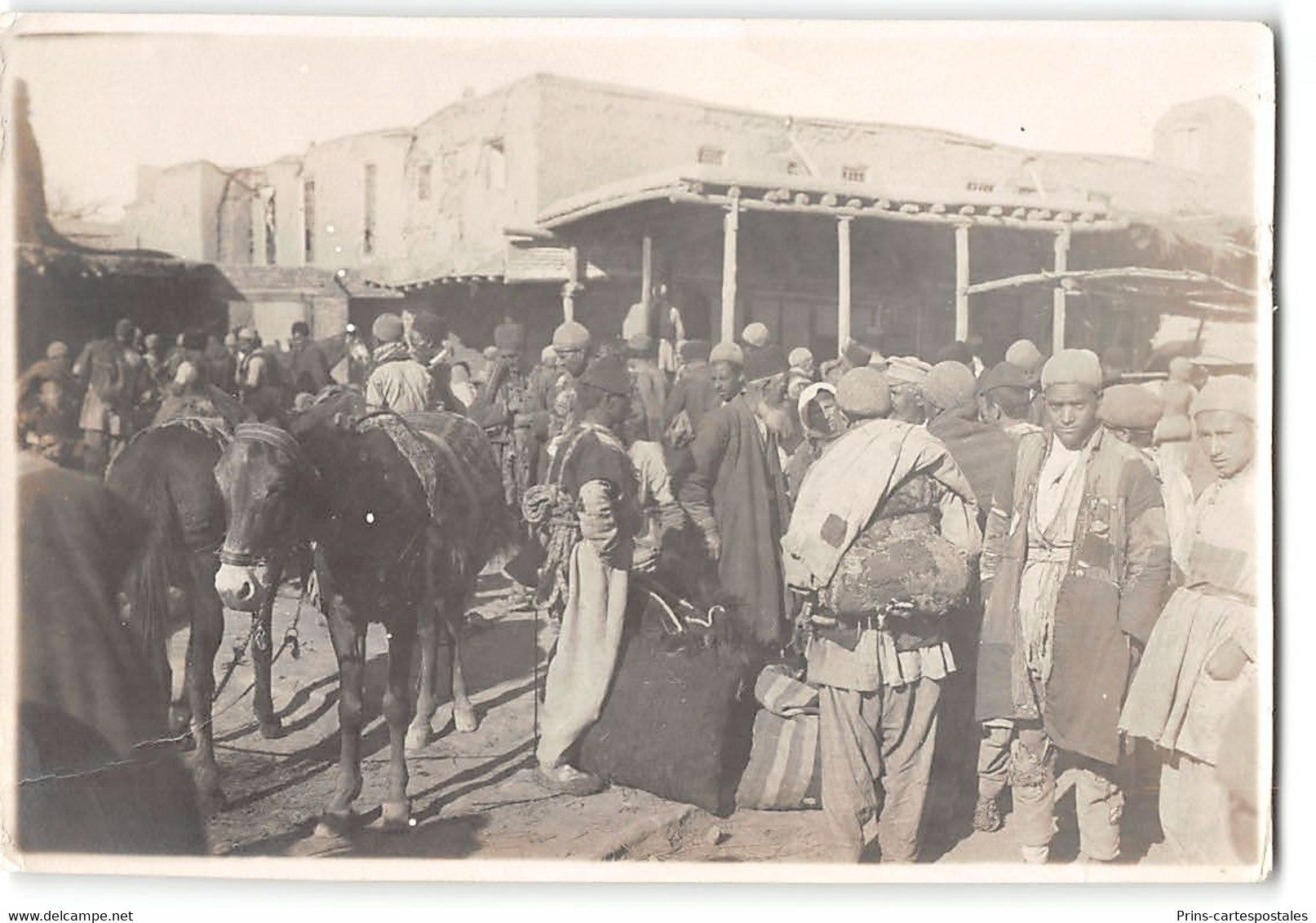 CPA Iran - Perse - Ourmia - Le bazar - Photo format CPA
