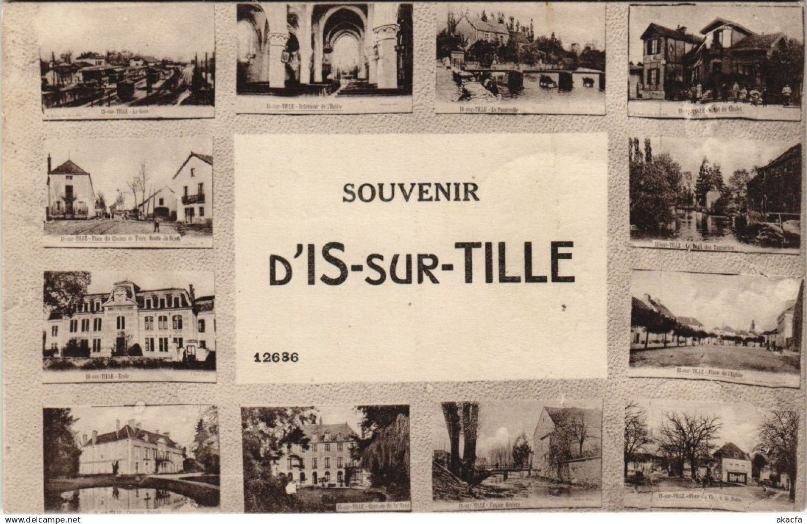 CPA IS-sur-TILLE - Souvenir collage (115793)