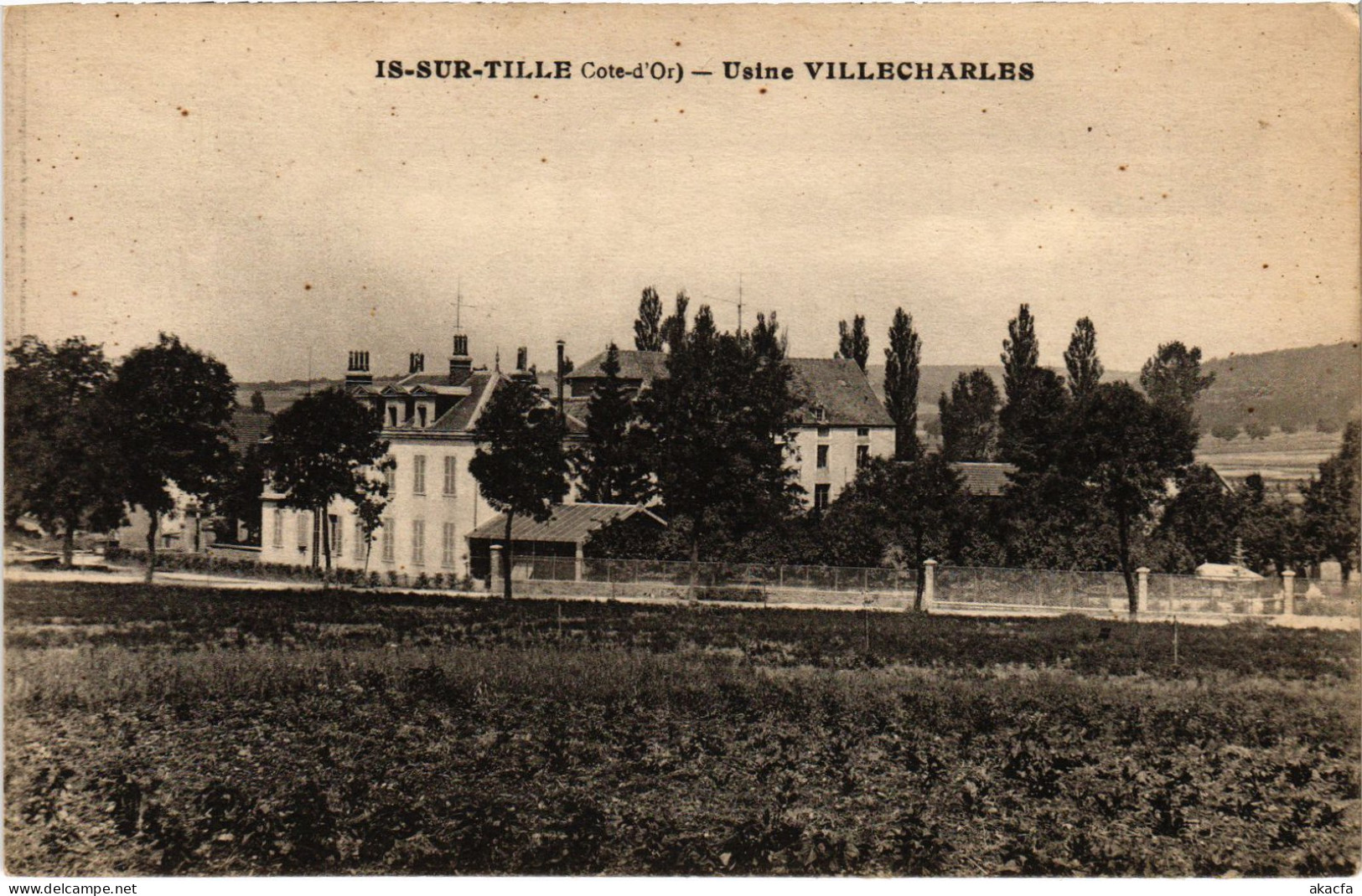 CPA Is-Sur-Tille Usine Villecharles FRANCE (1375533)