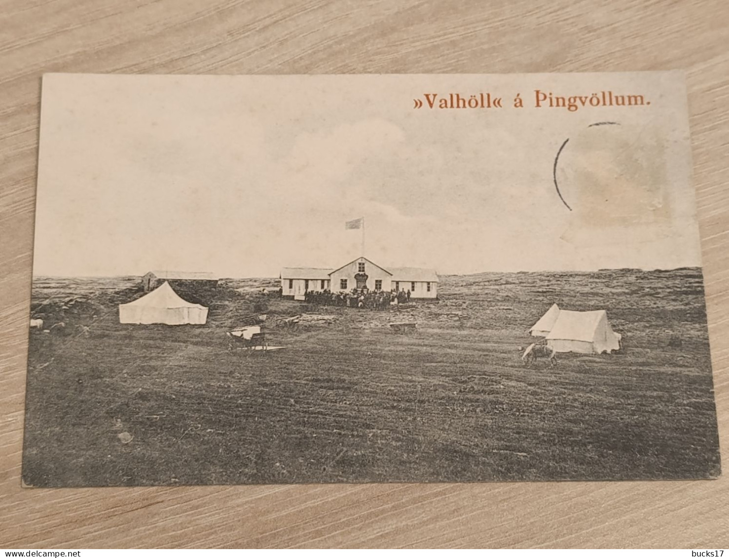 CPA Islande - Valhöll , á Pingvöllum
